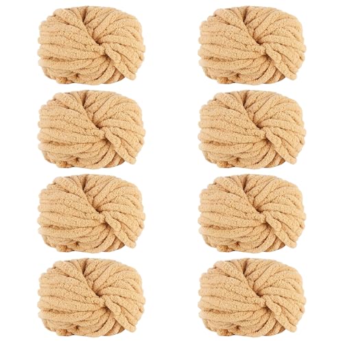 Maxee Dicke Wolle Garn 250g*8 Stuck, Sperrige Armstricken Wolle, Soft Arm Knitting, XXL Grobstrick Weiches Wollgarn, zum Häkeln für Decke, Perfekt zum Weben von Haustier Nest, Decken, Zierkissen Maxee Dicke Wolle Garn 250g*8 Stuck, Sperrige Armstricken Wolle, Soft Arm Knitting, XXL Grobstrick Weiches Wollgarn, zum Häkeln für Decke, Perfekt zum Weben von Haustier Nest, Decken, Zierkissen von Maxee