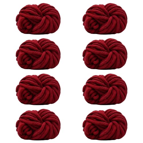 Maxee Dicke Wolle Garn 250g*8 Stuck, Sperrige Armstricken Wolle, Soft Arm Knitting, XXL Grobstrick Weiches Wollgarn, zum Häkeln für Decke, Perfekt zum Weben von Haustier Nest, Decken, Zierkissen Maxee Dicke Wolle Garn 250g*8 Stuck, Sperrige Armstricken Wolle, Soft Arm Knitting, XXL Grobstrick Weiches Wollgarn, zum Häkeln für Decke, Perfekt zum Weben von Haustier Nest, Decken, Zierkissen von Maxee