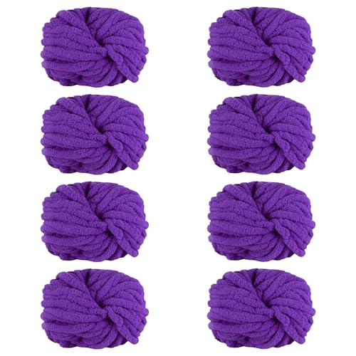 Maxee Dicke Wolle Garn 250g*8 Stuck, Sperrige Armstricken Wolle, Soft Arm Knitting, XXL Grobstrick Weiches Wollgarn, zum Häkeln für Decke, Perfekt zum Weben von Haustier Nest, Decken, Zierkissen Maxee Dicke Wolle Garn 250g*8 Stuck, Sperrige Armstricken Wolle, Soft Arm Knitting, XXL Grobstrick Weiches Wollgarn, zum Häkeln für Decke, Perfekt zum Weben von Haustier Nest, Decken, Zierkissen von Maxee