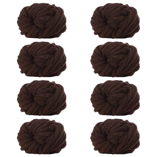 Maxee Dicke Wolle Garn 250g*8 Stuck, Sperrige Armstricken Wolle, Soft Arm Knitting, XXL Grobstrick Weiches Wollgarn, zum Häkeln für Decke, Perfekt zum Weben von Haustier Nest, Decken, Zierkissen Maxee Dicke Wolle Garn 250g*8 Stuck, Sperrige Armstricken Wolle, Soft Arm Knitting, XXL Grobstrick Weiches Wollgarn, zum Häkeln für Decke, Perfekt zum Weben von Haustier Nest, Decken, Zierkissen von Maxee