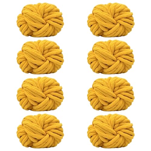 Maxee Dicke Wolle Garn 250g*8 Stuck, Sperrige Armstricken Wolle, Soft Arm Knitting, XXL Grobstrick Weiches Wollgarn, zum Häkeln für Decke, Perfekt zum Weben von Haustier Nest, Decken, Zierkissen Maxee Dicke Wolle Garn 250g*8 Stuck, Sperrige Armstricken Wolle, Soft Arm Knitting, XXL Grobstrick Weiches Wollgarn, zum Häkeln für Decke, Perfekt zum Weben von Haustier Nest, Decken, Zierkissen von Maxee
