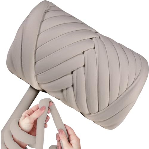 Maxee Dicke Wolle Garn 500g, Chunky XXL Wolle zum Handstricke, Schlauchgarn Armstricken Knitting Wolle, Sperrige Textilgarn zum häkeln für körbe, Decke, Kissen, Rucksack, Haustierkorb-118 Maxee Dicke Wolle Garn 500g, Chunky XXL Wolle zum Handstricke, Schlauchgarn Armstricken Knitting Wolle, Sperrige Textilgarn zum häkeln für körbe, Decke, Kissen, Rucksack, Haustierkorb-118 von Maxee