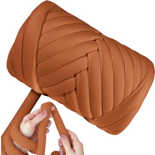 Maxee Dicke Wolle Garn 500g, Chunky XXL Wolle zum Handstricke, Schlauchgarn Armstricken Knitting Wolle, Sperrige Textilgarn zum häkeln für körbe, Decke, Kissen, Rucksack, Haustierkorb-122 Maxee Dicke Wolle Garn 500g, Chunky XXL Wolle zum Handstricke, Schlauchgarn Armstricken Knitting Wolle, Sperrige Textilgarn zum häkeln für körbe, Decke, Kissen, Rucksack, Haustierkorb-122 von Maxee