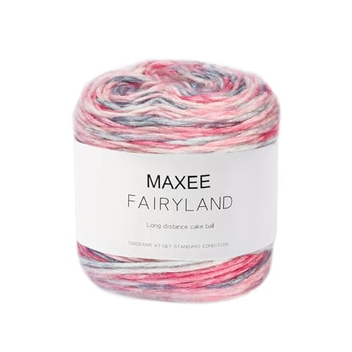 Maxee Farbverlaufsgarn 100g, 220 Mete Cupcakes Bobbel Garn zum Stricken Häkeln, Mehrfarbiges Gradient Häkelgarn, Handstrick Häkeln Baumwollstrickgarn zum DIY Schal Mütze Pullover und Bastel-03 Maxee Farbverlaufsgarn 100g, 220 Mete Cupcakes Bobbel Garn zum Stricken Häkeln, Mehrfarbiges Gradient Häkelgarn, Handstrick Häkeln Baumwollstrickgarn zum DIY Schal Mütze Pullover und Bastel-03 von Maxee