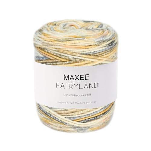 Maxee Farbverlaufsgarn 100g, 220 Mete Cupcakes Bobbel Garn zum Stricken Häkeln, Mehrfarbiges Gradient Häkelgarn, Handstrick Häkeln Baumwollstrickgarn zum DIY Schal Mütze Pullover und Bastel-10 Maxee Farbverlaufsgarn 100g, 220 Mete Cupcakes Bobbel Garn zum Stricken Häkeln, Mehrfarbiges Gradient Häkelgarn, Handstrick Häkeln Baumwollstrickgarn zum DIY Schal Mütze Pullover und Bastel-10 von Maxee