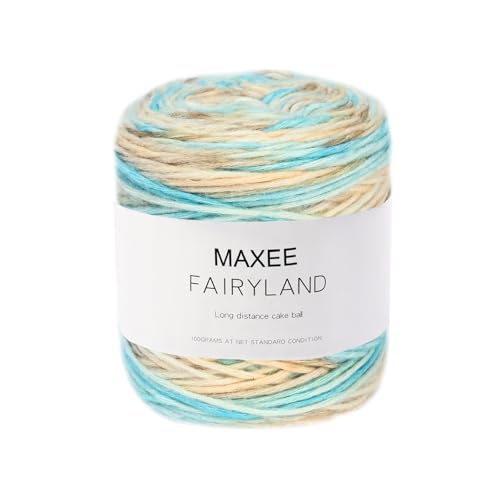 Maxee Farbverlaufsgarn 100g, 220 Mete Cupcakes Bobbel Garn zum Stricken Häkeln, Mehrfarbiges Gradient Häkelgarn, Handstrick Häkeln Baumwollstrickgarn zum DIY Schal Mütze Pullover und Bastel-11 Maxee Farbverlaufsgarn 100g, 220 Mete Cupcakes Bobbel Garn zum Stricken Häkeln, Mehrfarbiges Gradient Häkelgarn, Handstrick Häkeln Baumwollstrickgarn zum DIY Schal Mütze Pullover und Bastel-11 von Maxee