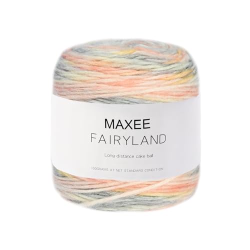 Maxee Farbverlaufsgarn 100g, 220 Mete Cupcakes Bobbel Garn zum Stricken Häkeln, Mehrfarbiges Gradient Häkelgarn, Handstrick Häkeln Baumwollstrickgarn zum DIY Schal Mütze Pullover und Bastel-13 Maxee Farbverlaufsgarn 100g, 220 Mete Cupcakes Bobbel Garn zum Stricken Häkeln, Mehrfarbiges Gradient Häkelgarn, Handstrick Häkeln Baumwollstrickgarn zum DIY Schal Mütze Pullover und Bastel-13 von Maxee