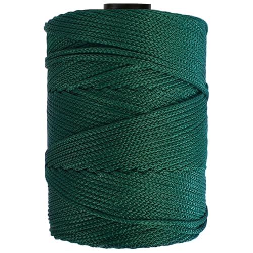 Maxee Polyester garn 3mm x 200 m, 100% Polypropylene für Handwerk, Heimdekoration, Teppiche, Handtaschen, Taschen, Hängetaschen, etc., mit insgesamt 31 Farben von Maxee