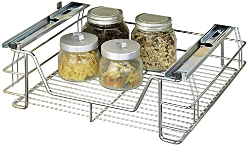 Maximex Schrankauszug Midi, ausziehbarer Korb für zusätzlichen Stauraum, aus verchromtem Stahl, 51 x 18,5 x 40 cm Maximex Schrankauszug Midi, ausziehbarer Korb für zusätzlichen Stauraum, aus verchromtem Stahl, 51 x 18,5 x 40 cm von Maximex