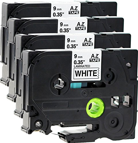 4x Schriftbandkassette für Brother TZe-221 schwarz auf weiß 9mm breit x 8m lang laminiert geeignet für Brother P-Touch 1000W 1010 1090 1830VP 2030VP 2100VP 2430PC 2470 2730VP 7100VP 7600VP H100R H105WB H150WB H300 D200VP D400 D600VP P750W und andere P-Touch Geräte kompatibel zu TZE-221 4x Schriftbandkassette für Brother TZe-221 schwarz auf weiß 9mm breit x 8m lang laminiert geeignet für Brother P-Touch 1000W 1010 1090 1830VP 2030VP 2100VP 2430PC 2470 2730VP 7100VP 7600VP H100R H105WB H150WB H300 D200VP D400 D600VP P750W und andere P-Touch Geräte kompatibel zu TZE-221 von Maximustrade