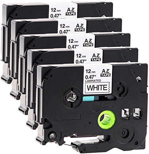 5x Schriftbandkassette für Brother TZe-231 12mm schwarz auf weiß 12mm breit x 8m lang laminiert kompatibel zu TZE-231 5x Schriftbandkassette für Brother TZe-231 12mm schwarz auf weiß 12mm breit x 8m lang laminiert kompatibel zu TZE-231 von Maximustrade