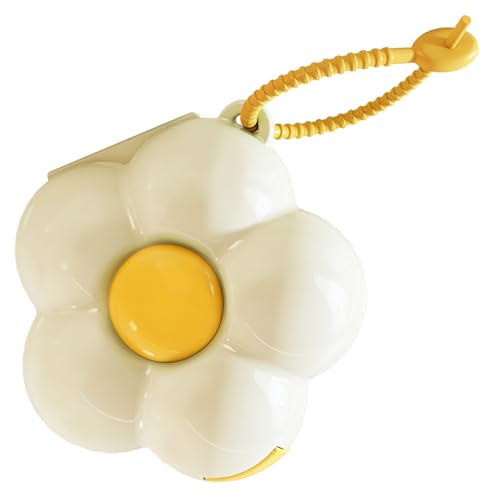 MaxlaceWig Kleine Schmuckschatulle, Schmuckaufbewahrung, Reise-Schmuck-Organizer, tragbar, Mini-Schmuck-Reiseetui, niedliche Dinge, Teenager, Mädchen, Geburtstagsgeschenke (weiß) von MaxlaceWig