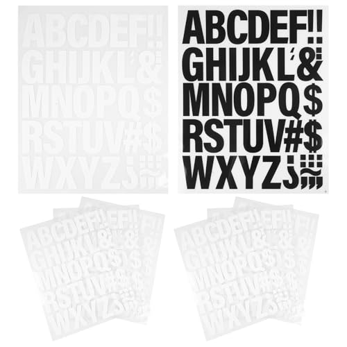 10 Blätter Buchstaben zum Aufbügeln,Wasserdicht 5 cm Buchstaben Aufbügeln Beflockung Selber Machen,Bügelbuchstaben für Textilien Kleidung T Shirts DIY Dekoration(Weiß,Schwarz) 10 Blätter Buchstaben zum Aufbügeln,Wasserdicht 5 cm Buchstaben Aufbügeln Beflockung Selber Machen,Bügelbuchstaben für Textilien Kleidung T Shirts DIY Dekoration(Weiß,Schwarz) von Maxmoc