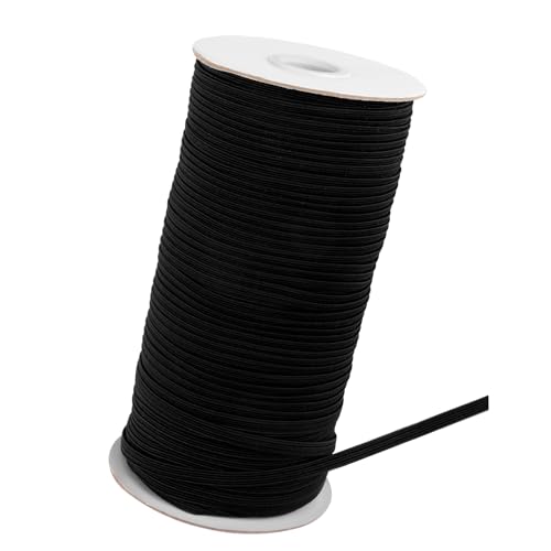 5mm Gummiband Schwarz, 100 M Gummibänder Gummiband Nähen, Starke Flaches Gummilitze, Elastisches Band für Haushalt DIY Handwerk Stoffe zum Nahen 5mm Gummiband Schwarz, 100 M Gummibänder Gummiband Nähen, Starke Flaches Gummilitze, Elastisches Band für Haushalt DIY Handwerk Stoffe zum Nahen von Maxmoc