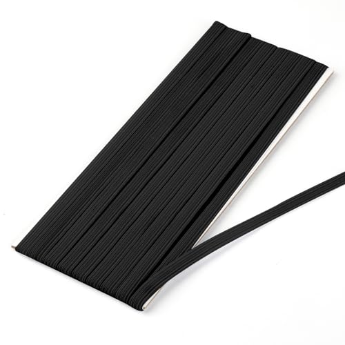 Gummiband Schwarz 10mm Breit, 5m Gummibänder zum Nähen, Starke Flaches Gummilitze, Elastisches Band für Haushalt DIY Handwerk Stoffe zum Nahen Gummiband Schwarz 10mm Breit, 5m Gummibänder zum Nähen, Starke Flaches Gummilitze, Elastisches Band für Haushalt DIY Handwerk Stoffe zum Nahen von Maxmoc