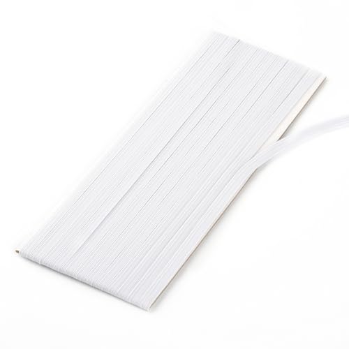 Gummiband Weiß 6mm Breit, 5m Gummibänder zum Nähen, Starke Flaches Gummilitze, Elastisches Band für Haushalt DIY Handwerk Stoffe zum Nahen Gummiband Weiß 6mm Breit, 5m Gummibänder zum Nähen, Starke Flaches Gummilitze, Elastisches Band für Haushalt DIY Handwerk Stoffe zum Nahen von Maxmoc