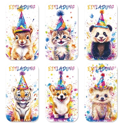 Maxmoc Tier Einladungskarten Kindergeburtstag Junge Mädchen,12 Stück Einladung Geburtstag,Geburtstagseinladung Kinder mit Niedliche Tiermuster für Kinder Geburtstagsfeier Kinderparty Maxmoc Tier Einladungskarten Kindergeburtstag Junge Mädchen,12 Stück Einladung Geburtstag,Geburtstagseinladung Kinder mit Niedliche Tiermuster für Kinder Geburtstagsfeier Kinderparty von Maxmoc