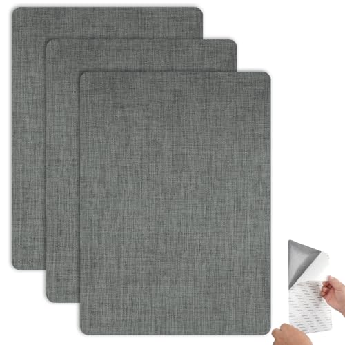 Selbstklebendes Stoff-Reparaturflicken-Set, 3 Stk Leinen-Klebeflicken-Patches, 20 x 28 cm, Stoffflicken zur DIY-Reparatur von Sofas, Autositzen, Bürostühlen, Vorhängen und Leinenkleidung (Dunkelgrau) Selbstklebendes Stoff-Reparaturflicken-Set, 3 Stk Leinen-Klebeflicken-Patches, 20 x 28 cm, Stoffflicken zur DIY-Reparatur von Sofas, Autositzen, Bürostühlen, Vorhängen und Leinenkleidung (Dunkelgrau) von Maxmoc