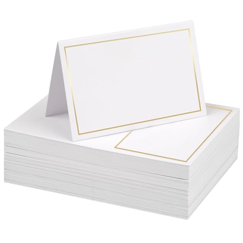 60 Stück Tischkarten Kraftpapier,Blanko Unbedruckt Namensschilder Hochzeit,Braun Platzkarten zum Selbst Beschriften für Hochzeit Geburtstag Kommunion Taufe uvm(9x10cm) von Maxmoc
