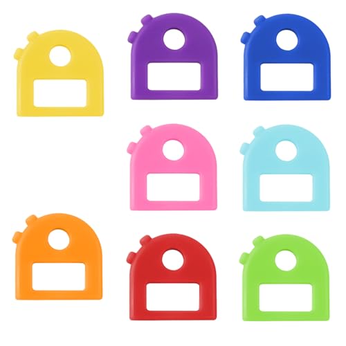 Maxqzin Gummi-Schlüsselabdeckungen, Schlüssel-Farbkennzeichnungen, 2,8 cm, Schlüsselkappen für Hausschlüssel, dehnbares Material, Schlüssel-Etiketten, 8 Farben, Schlüsselkennzeichnungen für Maxqzin Gummi-Schlüsselabdeckungen, Schlüssel-Farbkennzeichnungen, 2,8 cm, Schlüsselkappen für Hausschlüssel, dehnbares Material, Schlüssel-Etiketten, 8 Farben, Schlüsselkennzeichnungen für von Maxqzin