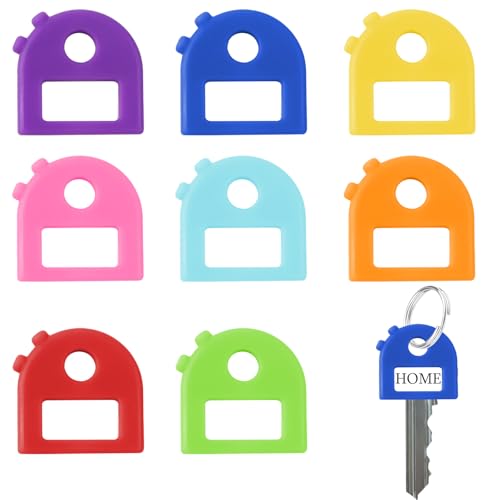 Maxqzin Gummi-Schlüsselabdeckungen, Schlüssel-Farbkennzeichnungen, 2,8 cm, Schlüsselkappen für Hausschlüssel, dehnbares Material, Schlüssel-Etiketten, 8 Farben, Schlüsselkennzeichnungen für Maxqzin Gummi-Schlüsselabdeckungen, Schlüssel-Farbkennzeichnungen, 2,8 cm, Schlüsselkappen für Hausschlüssel, dehnbares Material, Schlüssel-Etiketten, 8 Farben, Schlüsselkennzeichnungen für von Maxqzin