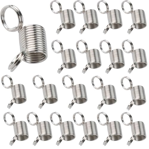 Perlenstopper, Klemmen zur Schmuckherstellung, Perlenstopper zur Schmuckherstellung, um zu verhindern, dass Perlen herunterfallen, Perlenstopper für Armbänder, Halsketten, 20 Stück von Maxqzin