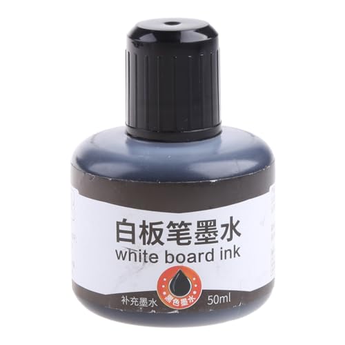 1 Flasche 50 ml Nachfüllpackung zum Nachfüllen von Tinten, Whiteboard-Markern, Schwarz, Rot, Blau von Maxtonser