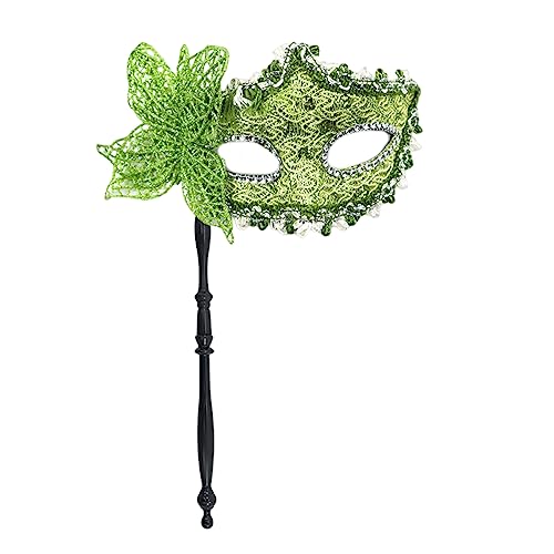 Maskerade mit Haltestab Schmetterling halbes Gesicht Halloween Party Abend Abschlussball für Karneval Maskerade mit Haltestab Schmetterling halbes Gesicht Halloween Party Abend Abschlussball für Karneval von Maxtonser