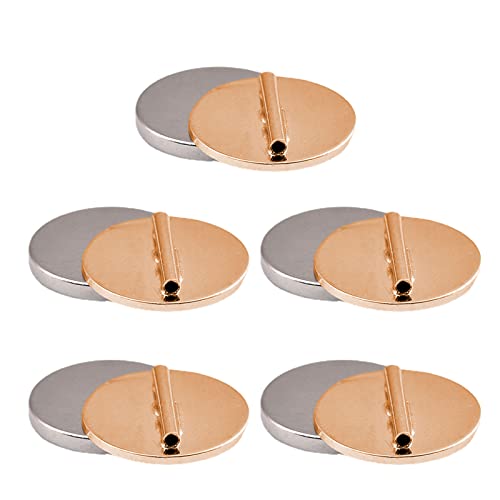 Maxtonser 5 Stück starke magnetische Brosche Konverter Pin Keepers Harm-Free Kleidung Magnet Schnalle Krawatte Free Kleidung Brosche Adapter Maxtonser 5 Stück starke magnetische Brosche Konverter Pin Keepers Harm-Free Kleidung Magnet Schnalle Krawatte Free Kleidung Brosche Adapter von Maxtonser