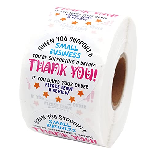 Maxtonser 500 Stück Dankesaufkleber, wenn Sie kleine Unternehmen Siegeletiketten für Verkäufer Maxtonser 500 Stück Dankesaufkleber, wenn Sie kleine Unternehmen Siegeletiketten für Verkäufer von Maxtonser