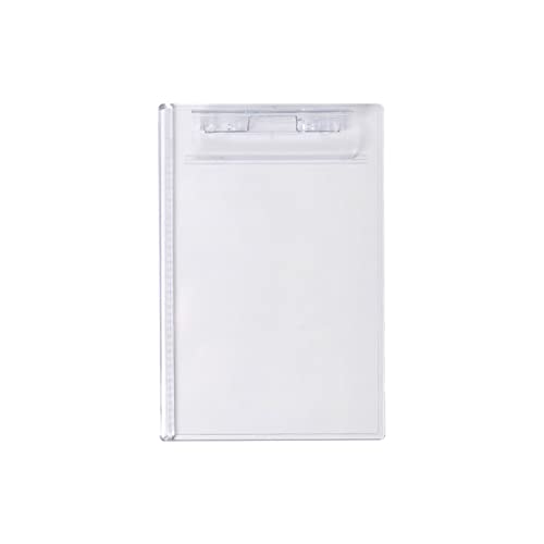 Maxtonser Klemmbrett, robustes Acryl-Klemmbrett, transparentes Klemmbrett mit niedrigem Profil, für Büro, Arbeit, Arbeit von Maxtonser