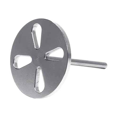Maxtonser Runder dicker Stahl-Pediküre-Bohrer Maniküre-Metallscheibe für Ersatz-Schleifpapier, 15 mm/20 mm/25 mm/35 mm Bohrwerkzeug von Maxtonser