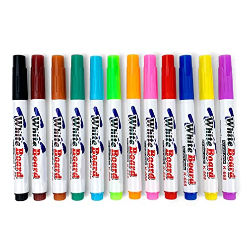 Whiteboard-Marker, löschbar, bunt, für Schule, Büro, Whiteboard, Kreidetafel, 12 Farben Whiteboard-Marker, löschbar, bunt, für Schule, Büro, Whiteboard, Kreidetafel, 12 Farben von Maxtonser