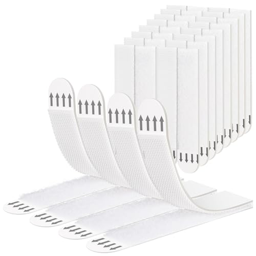20 Paar Foto-Klebebänder – robuste Klebestreifen, Nachfüllklebestreifen, einfach zu bedienen, abnehmbar für Heimdekoration, Poster und von Maxwel Manufacturing