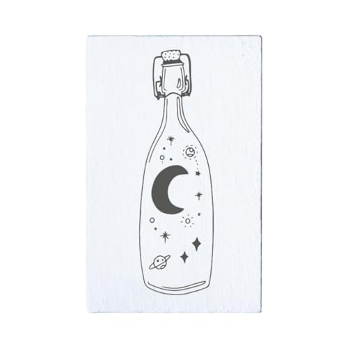 May and Berry Holzstempel - Flasche, 35x55mm, Weiß May and Berry Holzstempel - Flasche, 35x55mm, Weiß von May and Berry