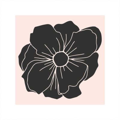 Stempel Blüte dunkel nude 45x45mm Stempel Blüte dunkel nude 45x45mm von May&Berry