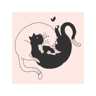 Stempel Katzen nude 45x45mm Stempel Katzen nude 45x45mm von May&Berry