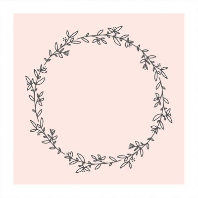 Stempel Kranz nude 45x45mm Stempel Kranz nude 45x45mm von May&Berry