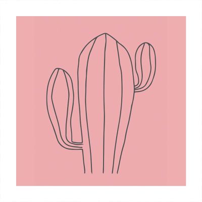 Stempel Wüstenkaktus rosa 35x45mm Stempel Wüstenkaktus rosa 35x45mm von May&Berry