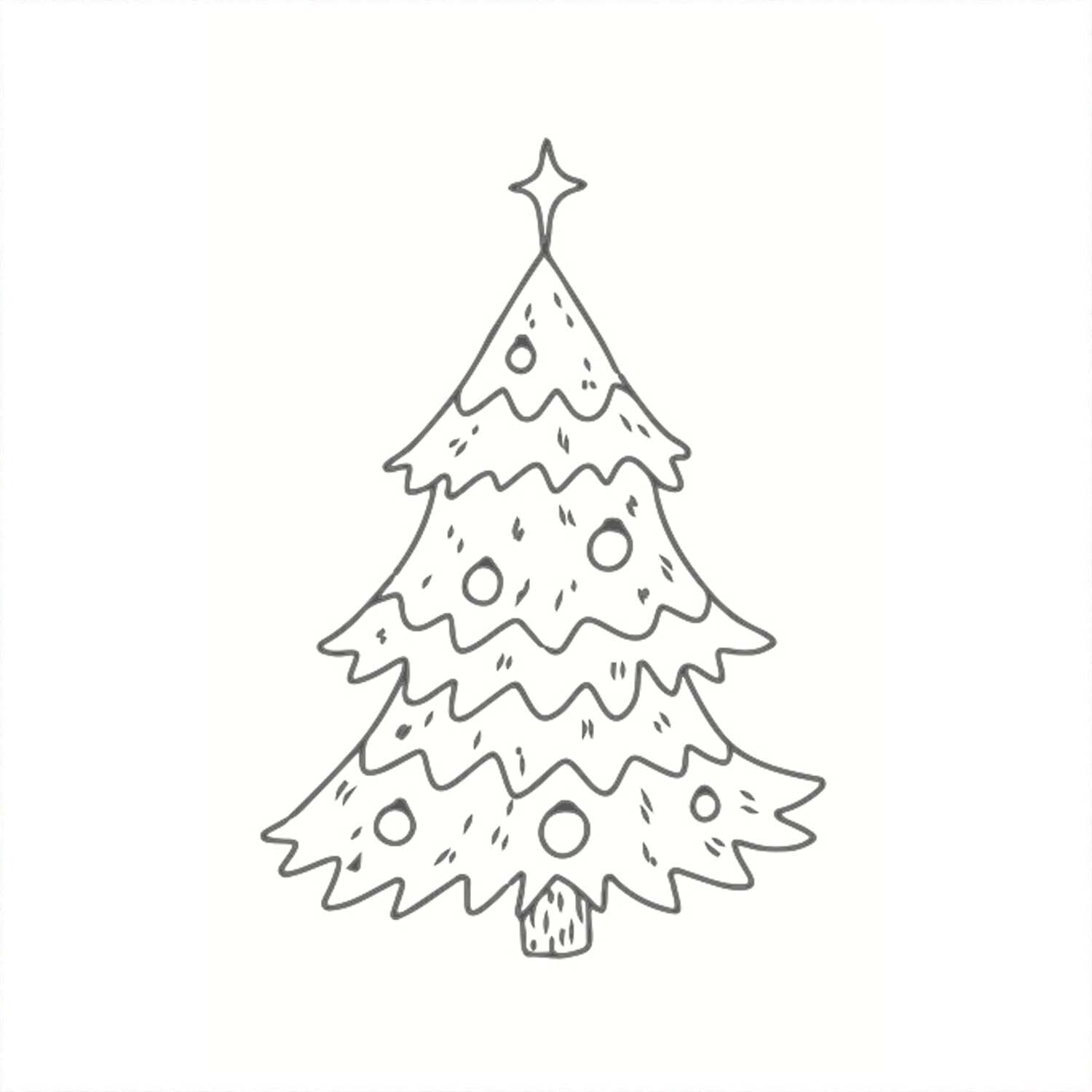 Stempel Tannenbaum weiß 35x55mm Stempel Tannenbaum weiß 35x55mm von May&Berry
