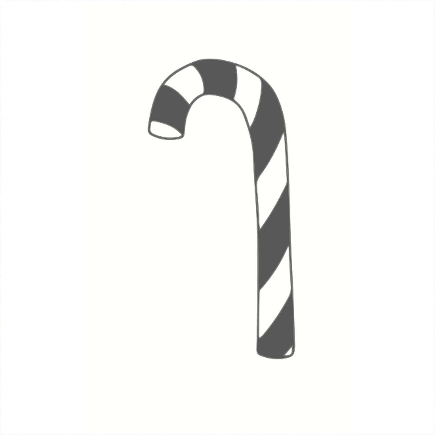 Stempel Zuckerstange weiß 35x55mm Stempel Zuckerstange weiß 35x55mm von May&Berry