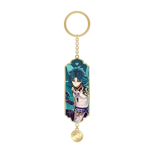 Genshin Impact Schlüsselanhänger, Genshin Metall Anhänger Anime Figur Cosplay Accessories, Lange Quaste Schlüsselanhänger Feine Dekorationen, Geschenke Für Mädchen, Anhänger Für Männer (Xiao) Genshin Impact Schlüsselanhänger, Genshin Metall Anhänger Anime Figur Cosplay Accessories, Lange Quaste Schlüsselanhänger Feine Dekorationen, Geschenke Für Mädchen, Anhänger Für Männer (Xiao) von MayDee