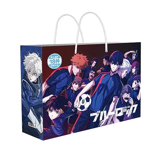 MayDee 18 Stück Blue Lock Peripheriegeräte Geschenk, Blue Lock Anime Fanzine Figur Poster Sammlerkarte Broche... Für Fan-Sammlung Display MayDee 18 Stück Blue Lock Peripheriegeräte Geschenk, Blue Lock Anime Fanzine Figur Poster Sammlerkarte Broche... Für Fan-Sammlung Display von MayDee
