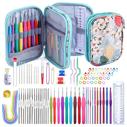 Mayboos 29-teiliges Häkelnadel-Set, inkl. 3-25 mm 15 Stück verschiedene Größen Holz Bambus Häkelnadeln und 14 Stück Aluminium 2-10 mm Griff Häkelnadeln für handgefertigte Stricknadeln Mayboos 29-teiliges Häkelnadel-Set, inkl. 3-25 mm 15 Stück verschiedene Größen Holz Bambus Häkelnadeln und 14 Stück Aluminium 2-10 mm Griff Häkelnadeln für handgefertigte Stricknadeln von Mayboos