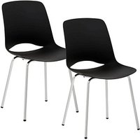 2 Mayer Besucherstühle 2520_01 schwarz Kunststoff 2 Mayer Besucherstühle 2520_01 schwarz Kunststoff von Mayer