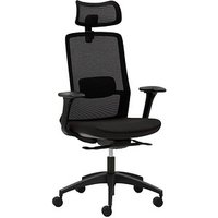 Mayer Bürostuhl, 2481_KS Stoff schwarz, Gestell schwarz von Mayer
