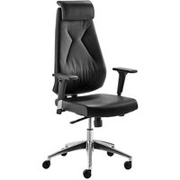 Mayer Bürostuhl myBESTMIND, 2462 Leder schwarz, Gestell alu Mayer Bürostuhl myBESTMIND, 2462 Leder schwarz, Gestell alu von Mayer
