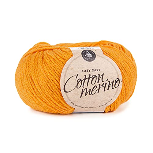 Mayflower 213006 Cotton Merino Solid 006, Wolle, Light Orange, Einheitsgröße von Mayflower