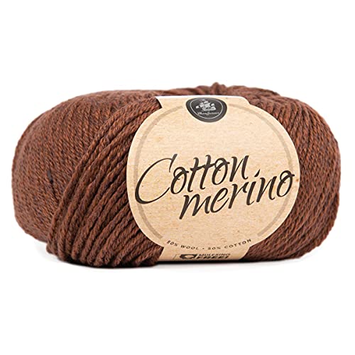 Mayflower 213042 Cotton Merino Solid 042, Wolle, Brunette, Einheitsgröße von Mayflower