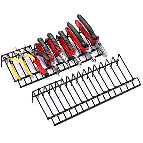 Mayouko Zangen-Organizer-Regal, 2-teiliges Set, Größe je Regal: 38 x 14 x 6,3 cm mit 15 Schlitzen, insgesamt 2 Regale mit 30 Schlitzen. Mayouko Zangen-Organizer-Regal, 2-teiliges Set, Größe je Regal: 38 x 14 x 6,3 cm mit 15 Schlitzen, insgesamt 2 Regale mit 30 Schlitzen. von Mayouko